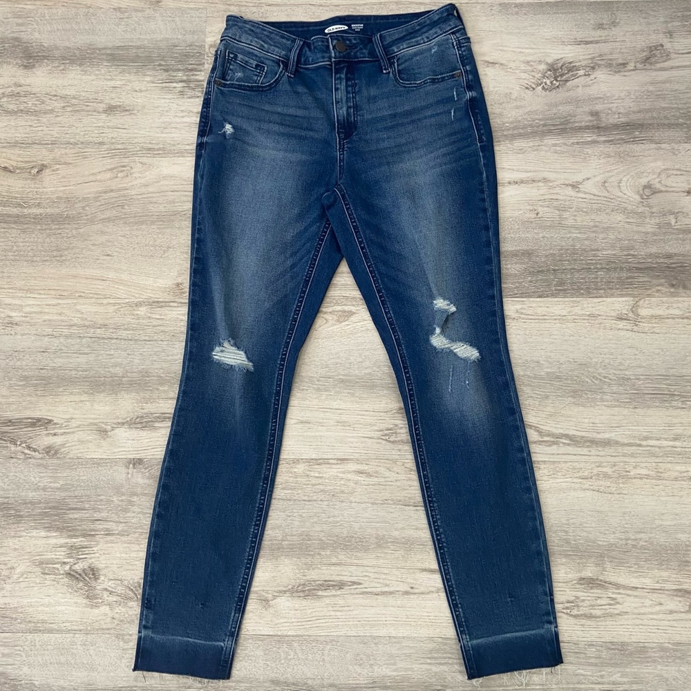 Old Navy Rockstar Super Skinny Ankle Jeans